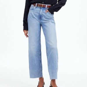 Madewell Perfect Vintage Wide Leg Cropped Jeans